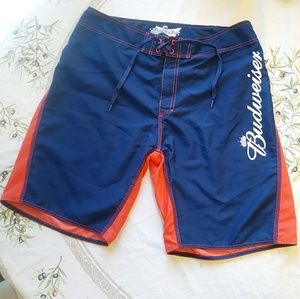 Budweiser Official Mens Board Swim Shorts